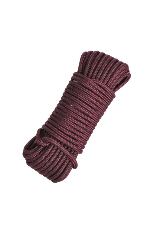 PES reinforced djembe drum rope 4 mm Bordeaux 10 m