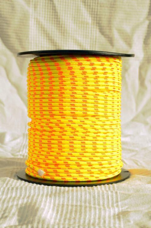 Ø6 mm fluo-yellow / orange alpine rope for djembe drum - Djembe rope