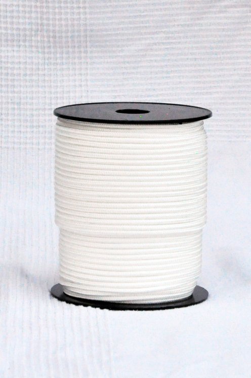 PES reinforced djembe drum rope 4 mm Ecru 100 m