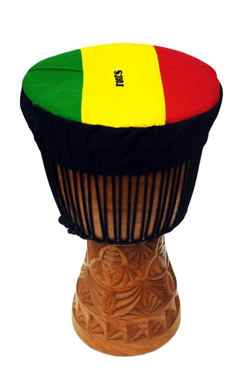 Colored cotton djembe hat - Djembe head cover