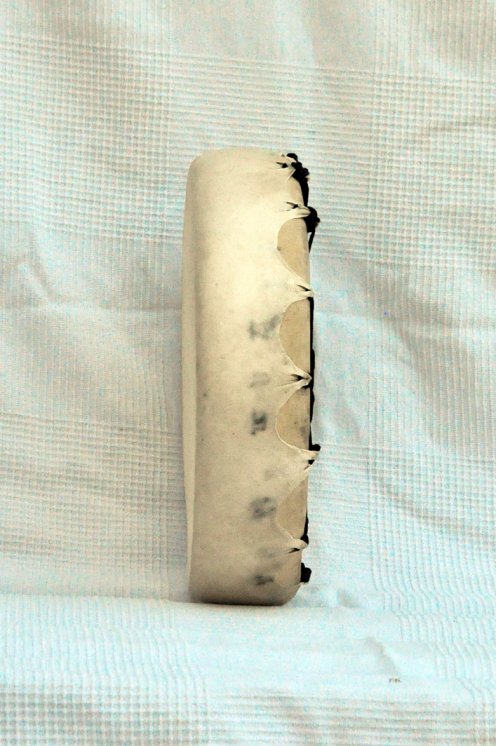 Shamanic ritual drum (shaman drum) with elk skin