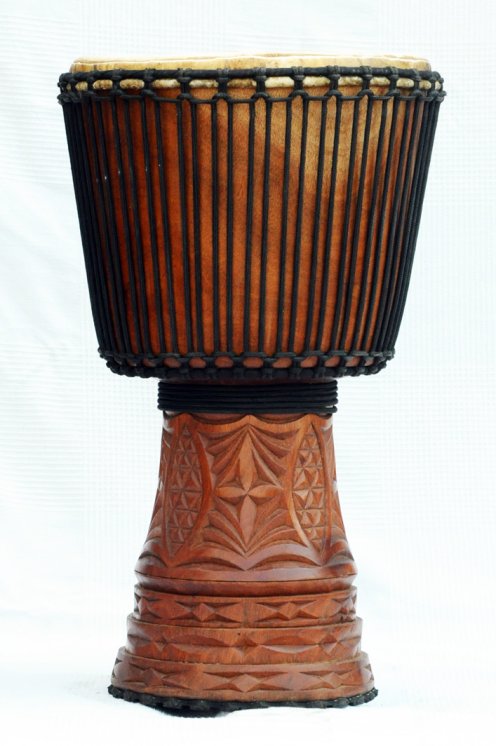 Guinea cow skin djembe - Calf skin, bull skin high end djembe drum