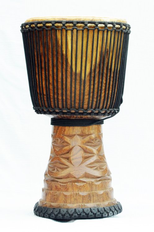 Guinea cow skin djembe - Calf skin, bull skin high end djembe drum