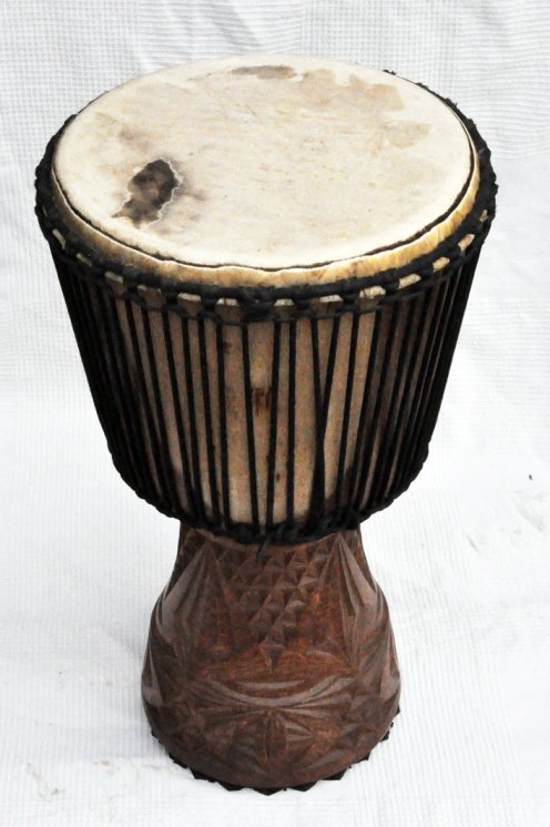 Guinea cow skin djembe - Calf skin, bull skin high end djembe drum
