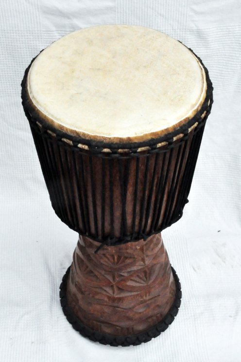 Guinea cow skin djembe - Calf skin, bull skin high end djembe drum