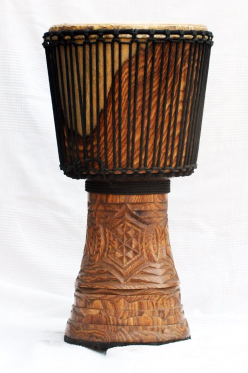 Guinea cow skin djembe - Calf skin, bull skin high end djembe drum