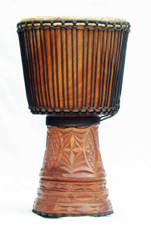 Guinea cow skin djembe - Calf skin, bull skin high end djembe drum