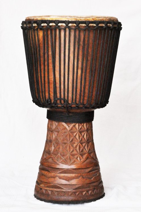 Guinea cow skin djembe - Calf skin, bull skin high end djembe drum