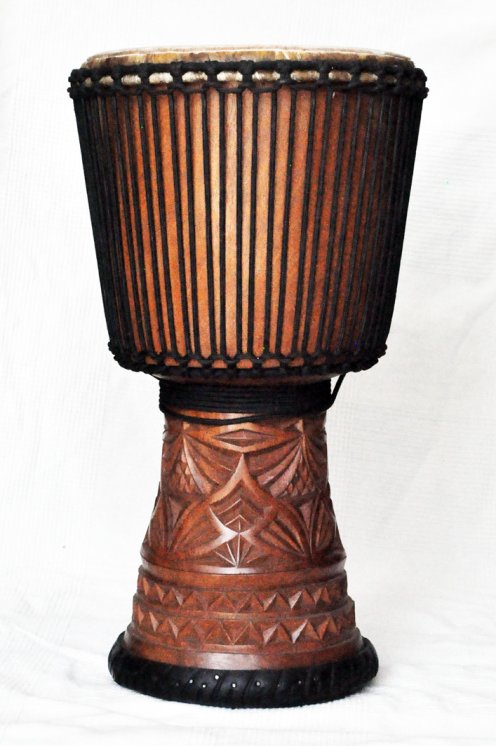 Guinea cow skin djembe - Calf skin, bull skin high end djembe drum