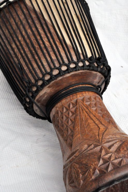 Guinea cow skin djembe - Calf skin, bull skin high end djembe drum