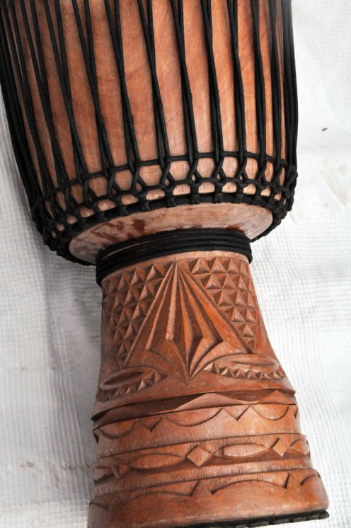 Guinea cow skin djembe - Calf skin, bull skin high end djembe drum