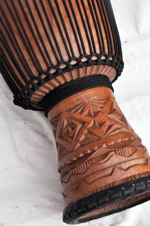 Guinea cow skin djembe - Calf skin, bull skin high end djembe drum