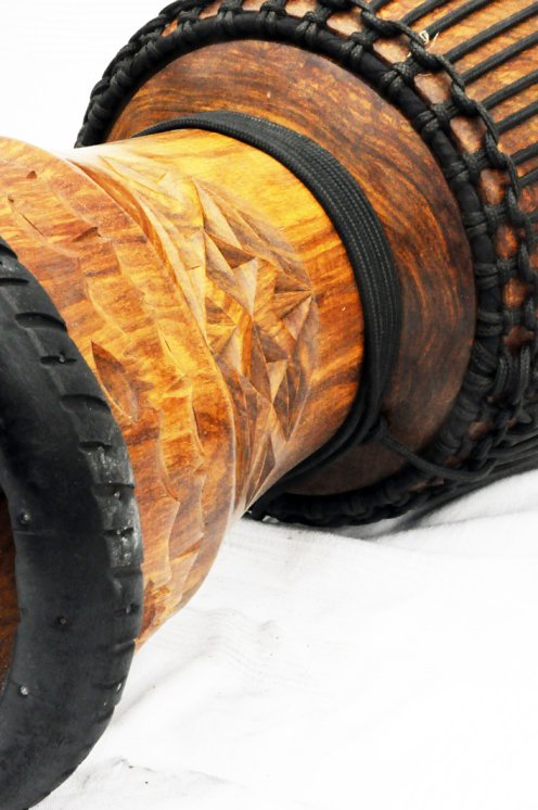 Guinea cow skin djembe - Calf skin, bull skin high end djembe drum