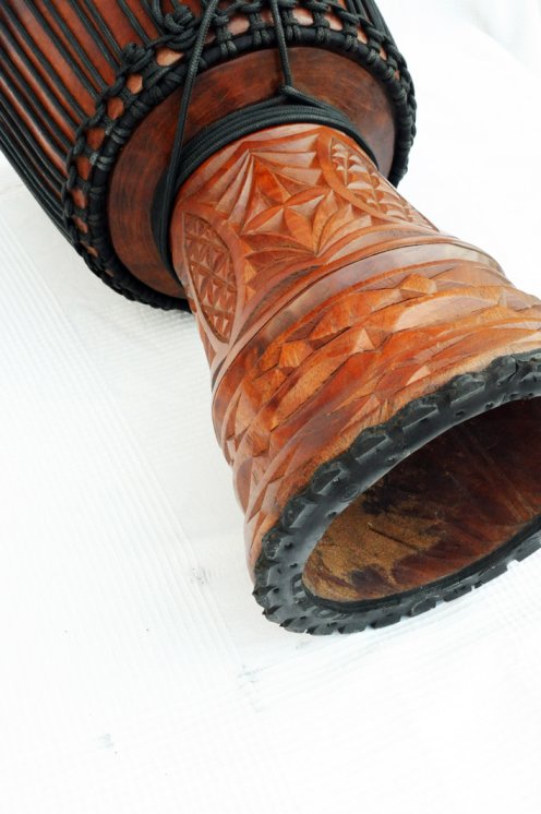 Guinea cow skin djembe - Calf skin, bull skin high end djembe drum