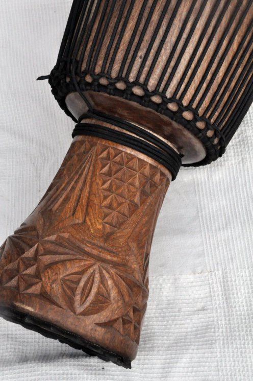 Guinea cow skin djembe - Calf skin, bull skin high end djembe drum