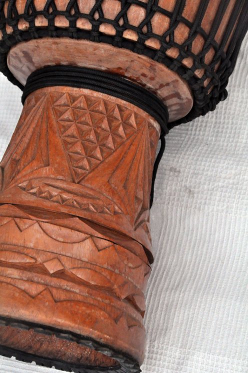 Guinea cow skin djembe - Calf skin, bull skin high end djembe drum