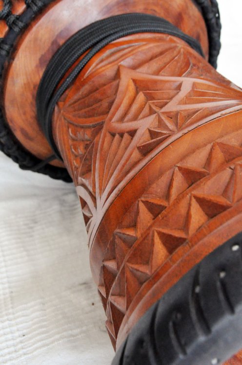 Guinea cow skin djembe - Calf skin, bull skin high end djembe drum