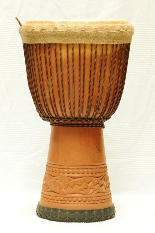 Grand djembé Mali Guinée Top en dougoura : djembe guinéen en dugura (dimb)