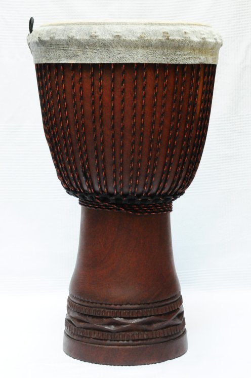 Large Top Guinea djembe mahogany: buy Guinean djembe (acajou, djalla)