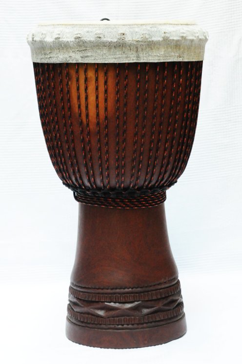 Large Top Guinea djembe mahogany: buy Guinean djembe (acajou, djalla)