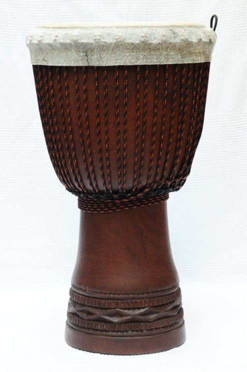 Large Top Guinea djembe mahogany: buy Guinean djembe (acajou, djalla)