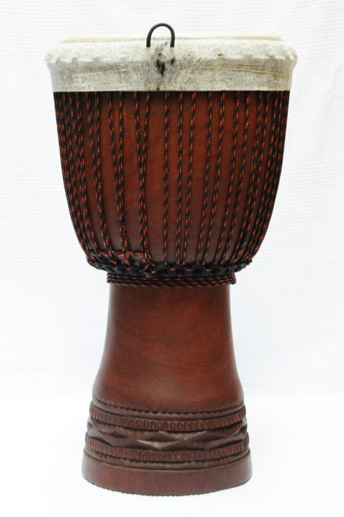 Large Top Guinea djembe mahogany: buy Guinean djembe (acajou, djalla)