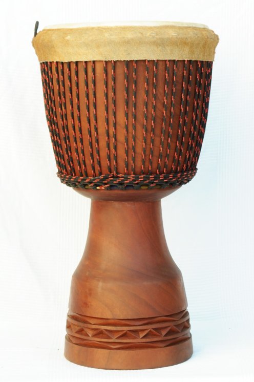 Large Top Guinea djembe mahogany: buy Guinean djembe (acajou, djalla)