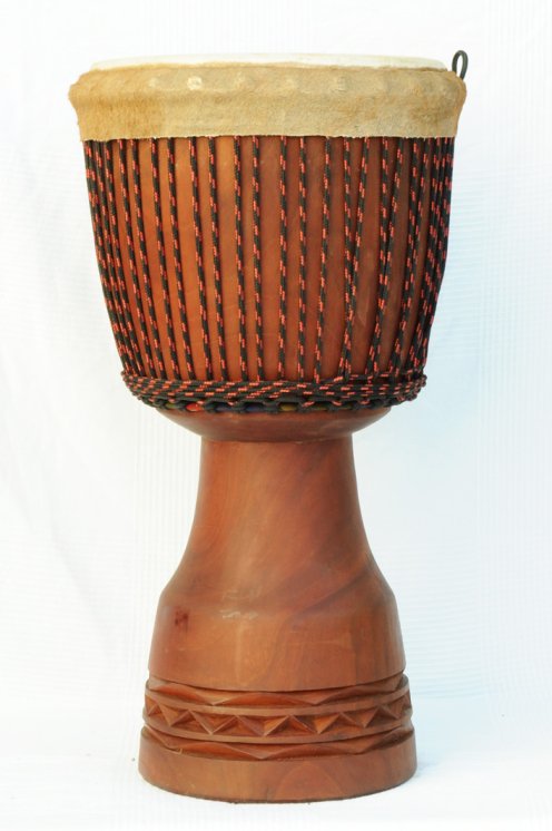 Large Top Guinea djembe mahogany: buy Guinean djembe (acajou, djalla)