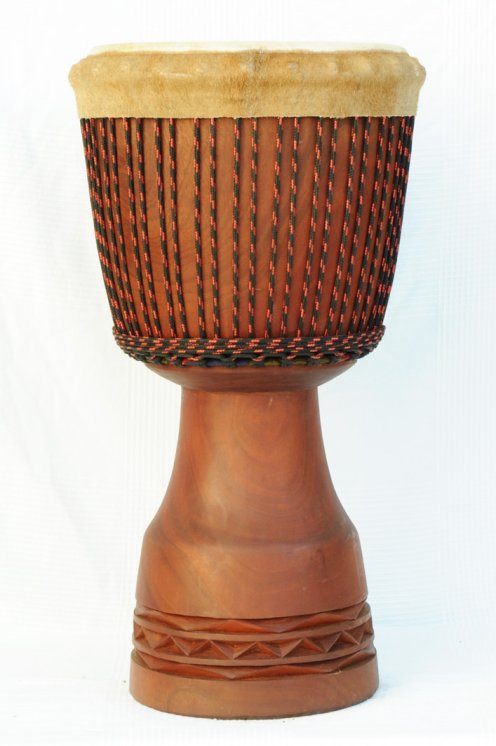 Large Top Guinea djembe mahogany: buy Guinean djembe (acajou, djalla)