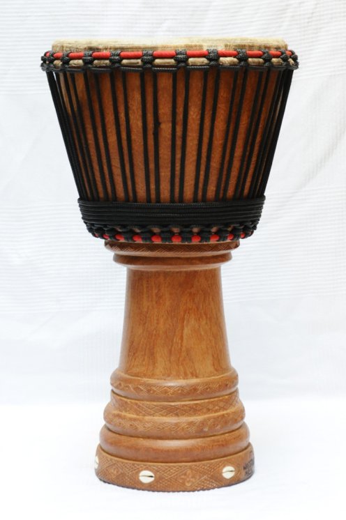 Large Top Mali djembe dimba: buy Malian djembe (bush mango, dugura)