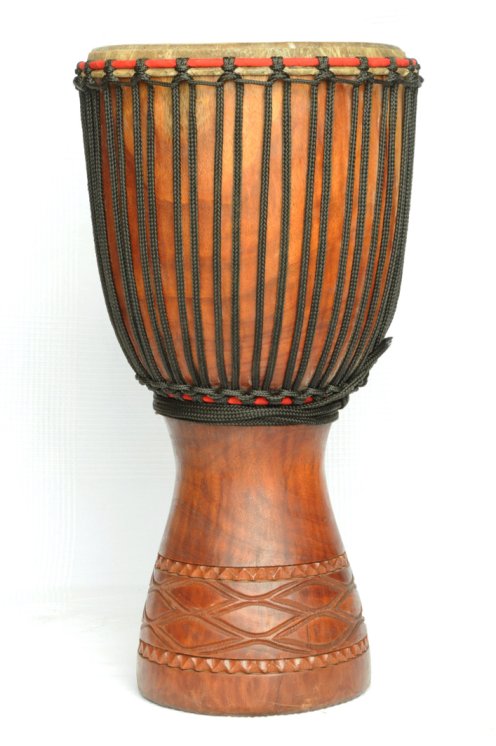 Djembe drum for sale - Large mahogany Mali djembe