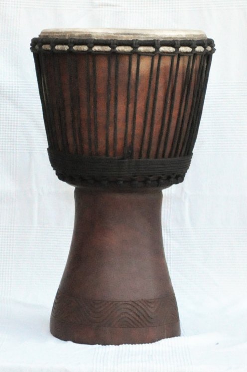 Djembe for sale - Large mahogany Mali djembe drum