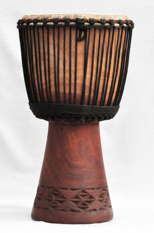 Djembe for sale - Large mahogany Mali djembe drum