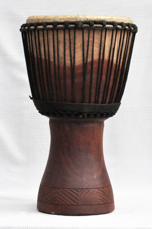 Djembe for sale - Large mahogany Mali djembe drum