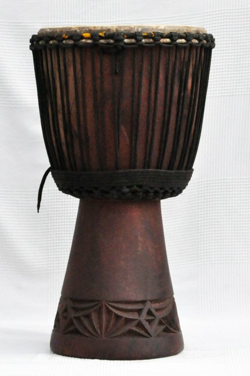 Djembe for sale - Large mahogany Mali djembe drum