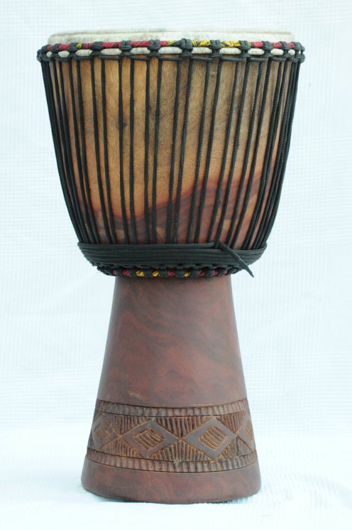 Djembe for sale - Large mahogany Mali djembe drum