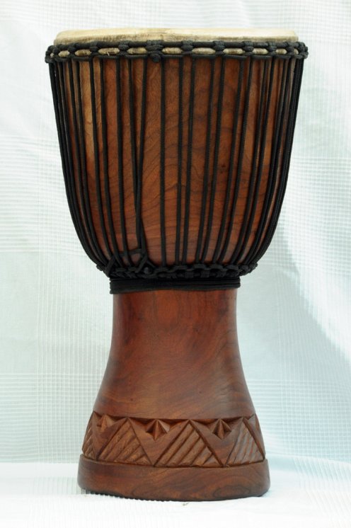 Djembe for sale - Large mahogany Mali djembe drum