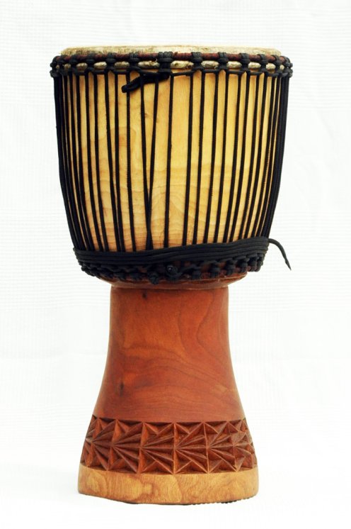 Djembe for sale - Large mahogany Mali djembe drum