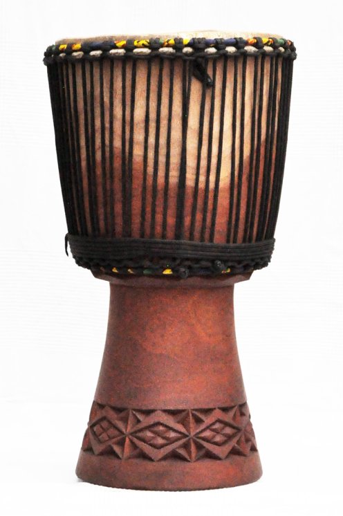 Djembe for sale - Large mahogany Mali djembe drum