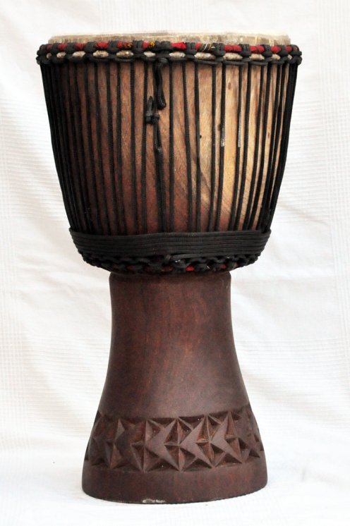 Djembe for sale - Large mahogany Mali djembe drum