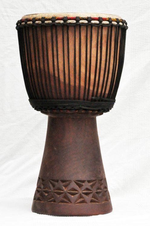 Djembe for sale - Large mahogany Mali djembe drum