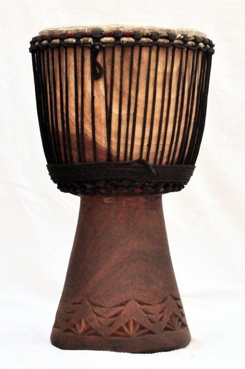 Djembe for sale - Large mahogany Mali djembe drum