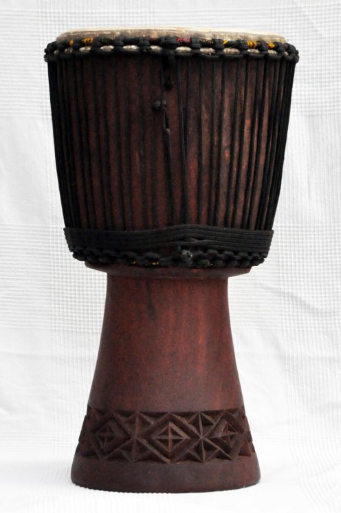 Djembe for sale - Large mahogany Mali djembe drum