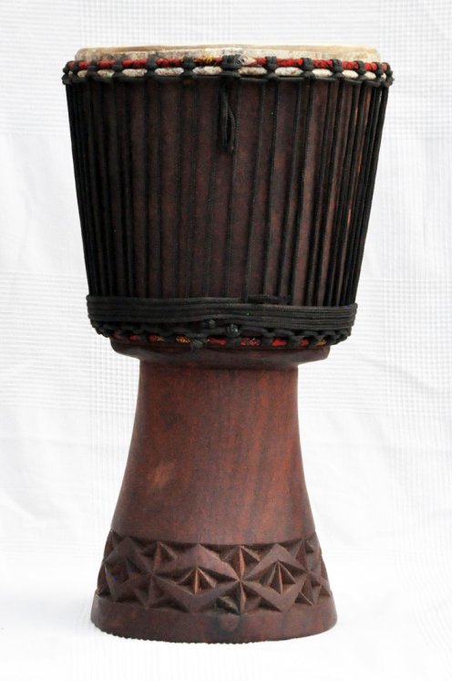 Djembe for sale - Large mahogany Mali djembe drum