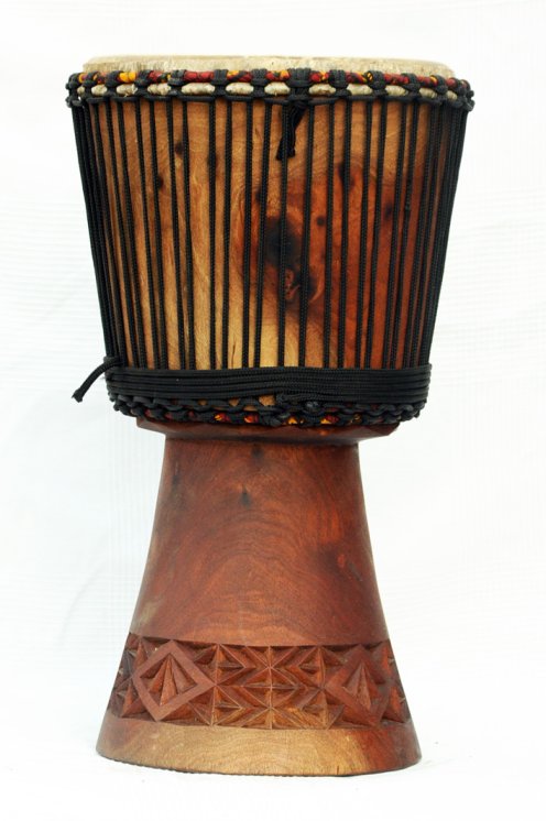 Djembe for sale - Large mahogany Mali djembe drum