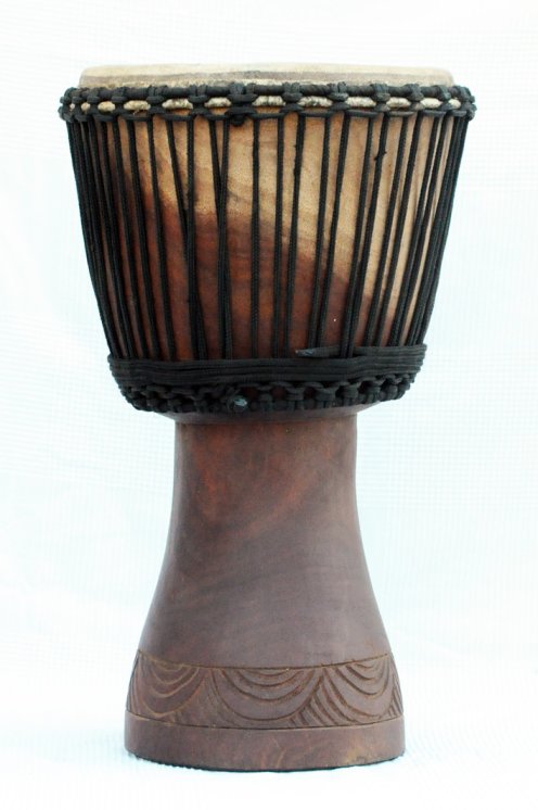 Djembe for sale - Large mahogany Mali djembe drum