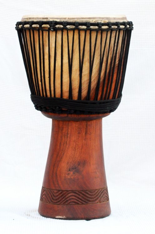 Djembe for sale - Large mahogany Mali djembe drum