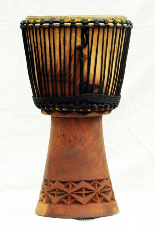 Djembe for sale - Large mahogany Mali djembe drum