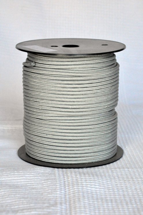 Grey Ø5 mm pre-stretched rope for djembe drum - Djembe rope
