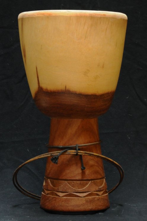 Fût de djembé Mali Top en linké en vente (grand) : acheter un djembe malien en lingué à monter (grand)